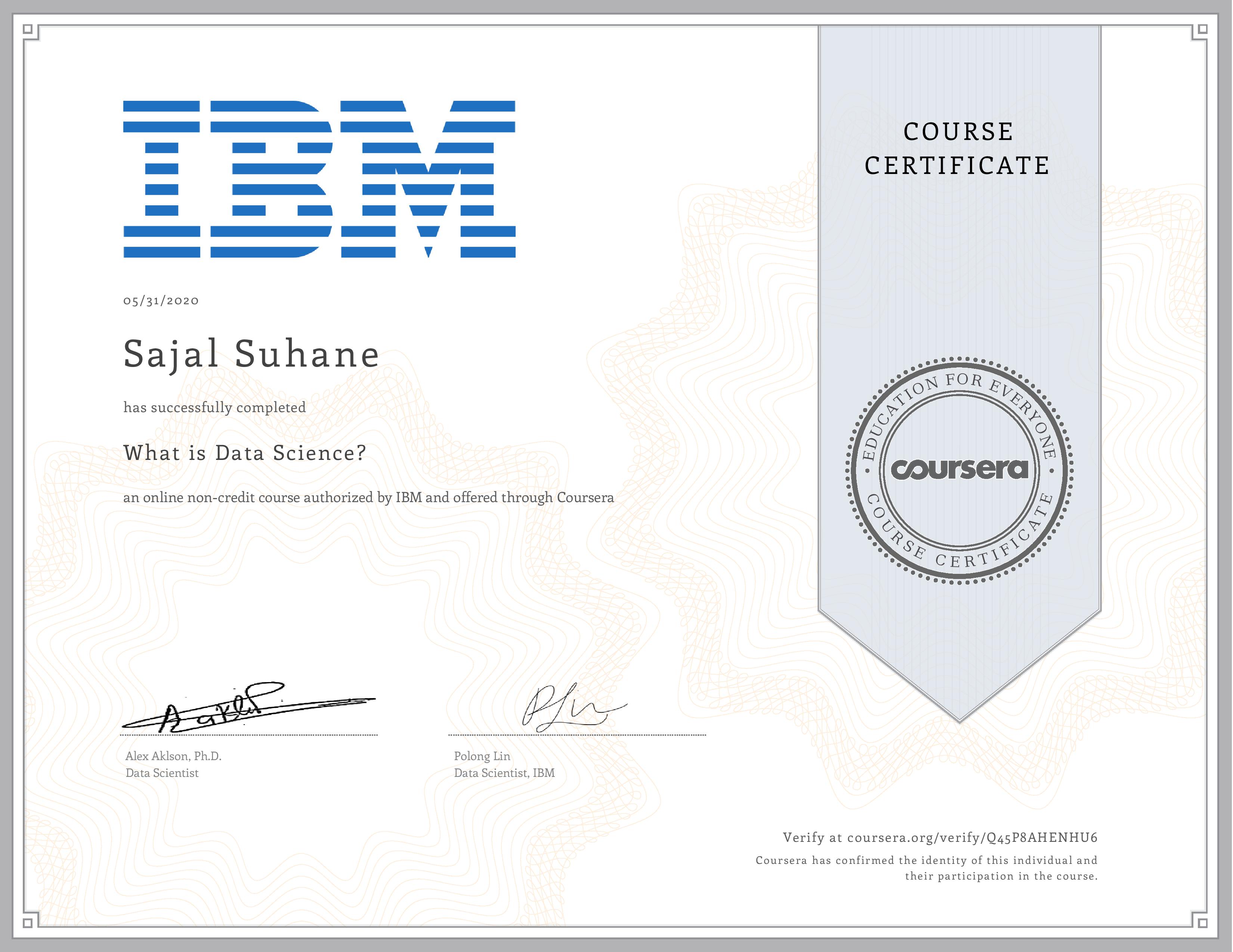 IBM Data Science Orientation
